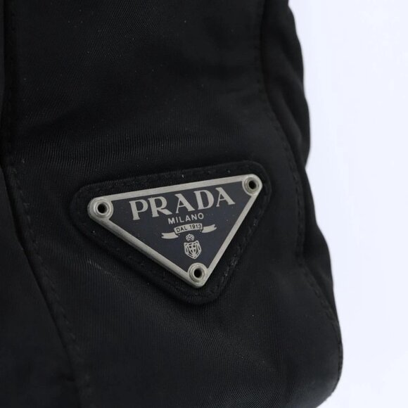 PRADA Hand Bag Nylon 2way Black Auth - Picture 7 of 15